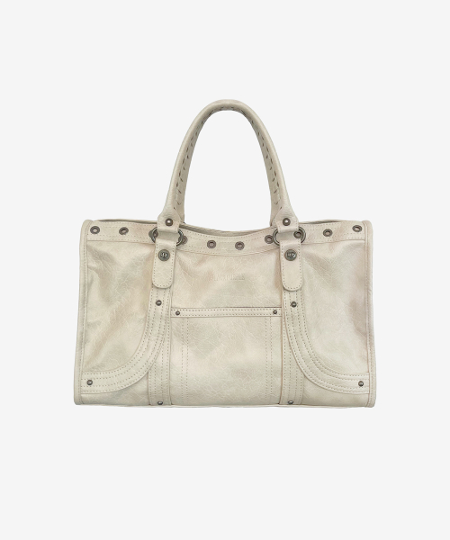 Velton Curve Tote Bag_Beige