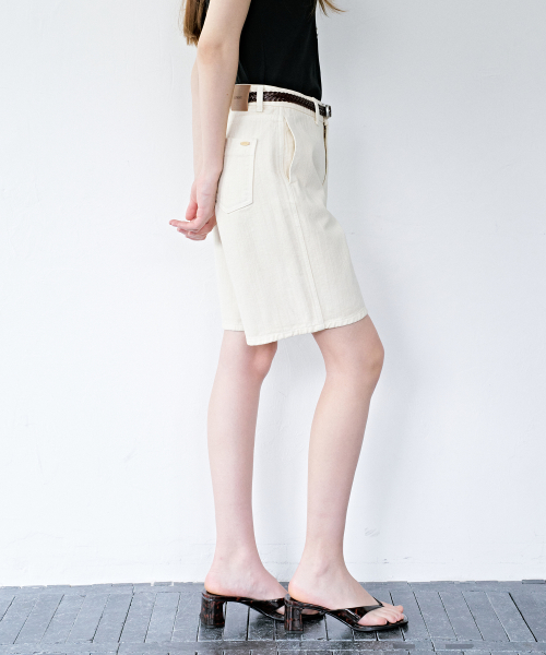 Parisien Bermuda Denim Pants_2colors