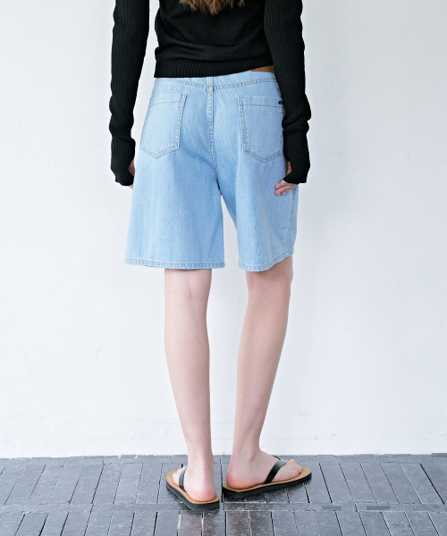 Parisien Bermuda Denim Pants_2colors