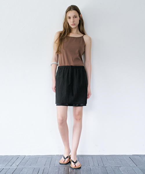 Duo Reversible Mini Skirt_2colors