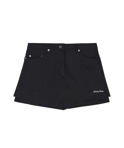ESSENTIAL LAYERED MINI SKORT_BLACK