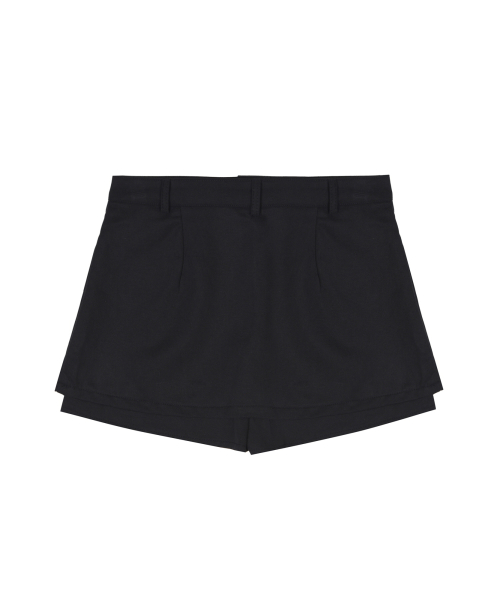 ESSENTIAL LAYERED MINI SKORT_BLACK