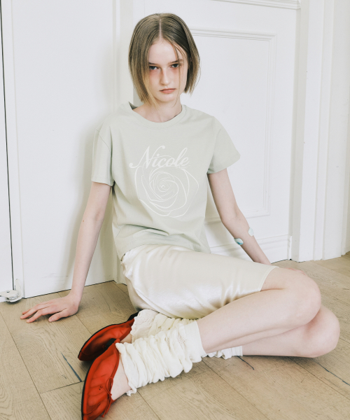 NICOLE ROSE CROP TOP_OLIVE CREAM
