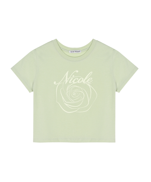 NICOLE ROSE CROP TOP_OLIVE CREAM