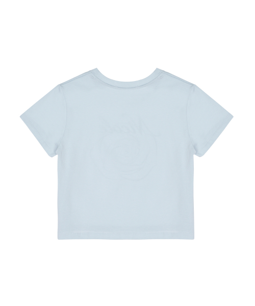 NICOLE ROSE CROP TOP_SKY BLUE WHITE