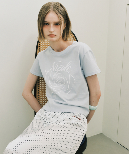 NICOLE ROSE CROP TOP_SKY BLUE WHITE