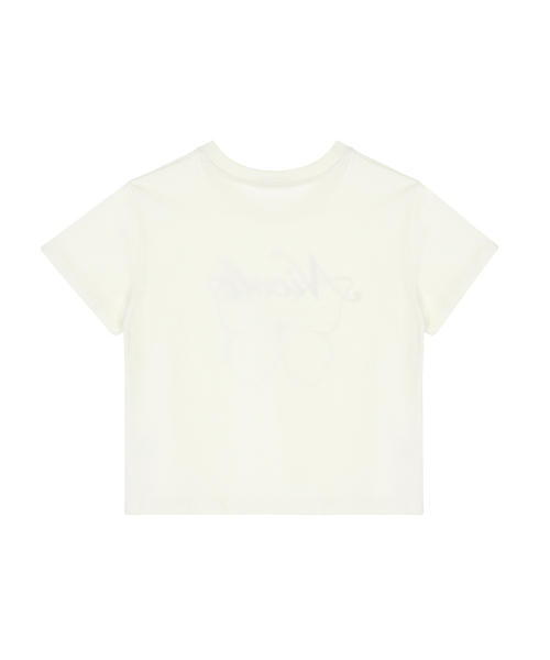 NICOLE BUTTERFLY CROP TOP_CREAM CHARCOAL