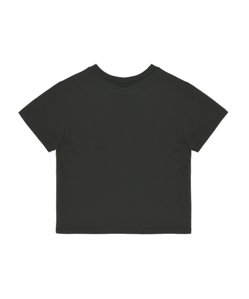 NICOLE BUTTERFLY CROP TOP_CHARCOAL BLUE