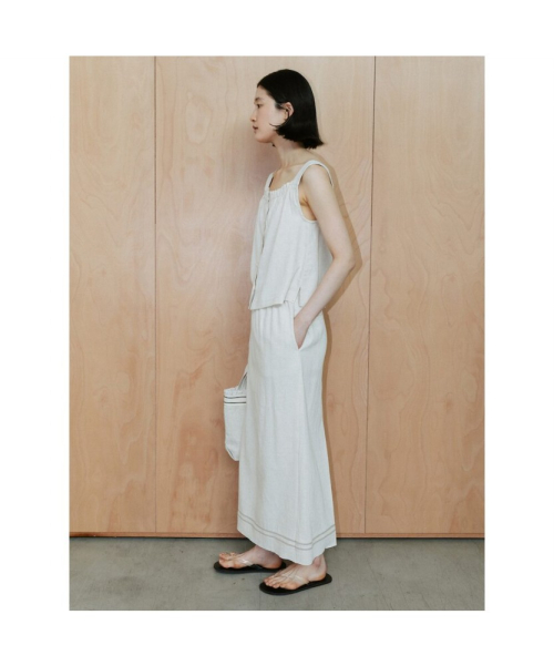 Loic Sleeveless Top Ivory (TA6465A040)