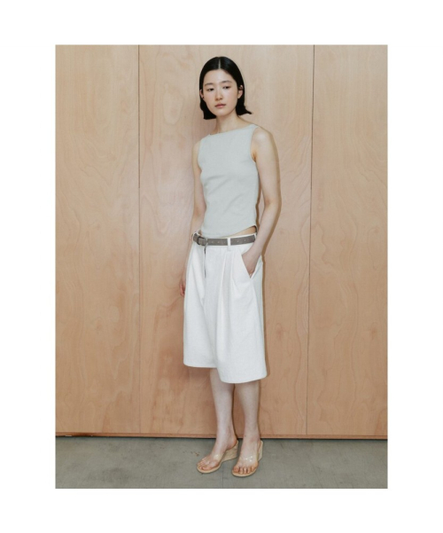 Classic Bermuda Pants Ivory (TA6425A020)
