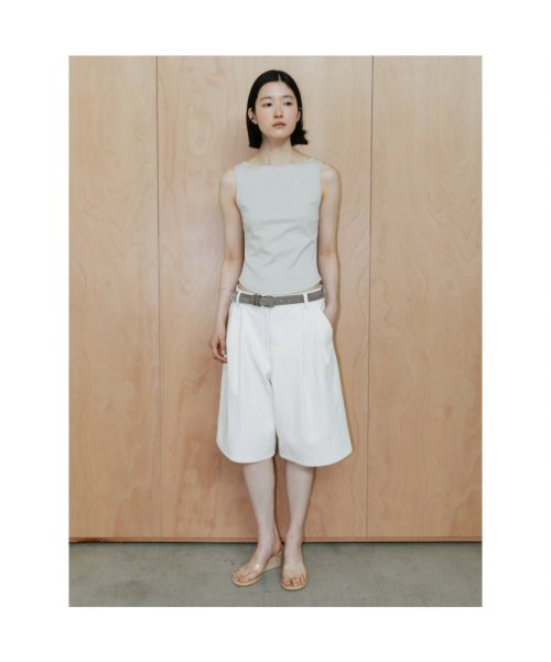 Classic Bermuda Pants Ivory (TA6425A020)