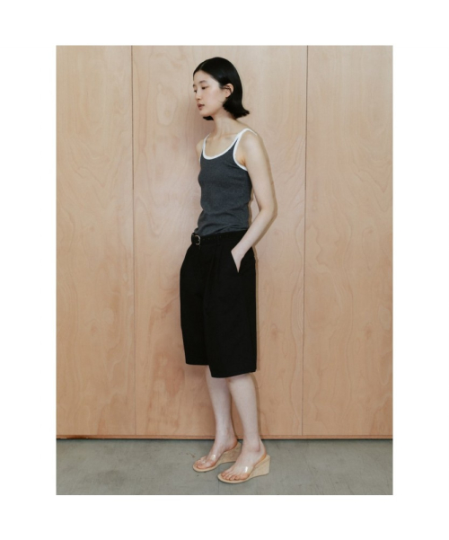 Classic Bermuda Pants Black (TA6425A025)