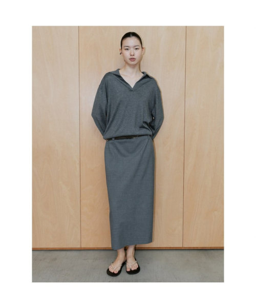 Jo Midi H Line Skirt Grey (TA6427A123)