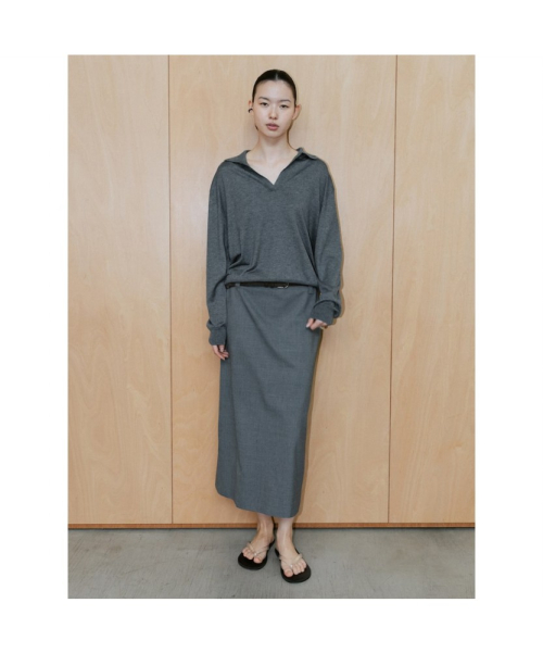 Jo Midi H Line Skirt Grey (TA6427A123)
