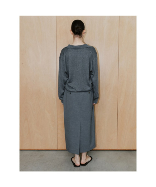 Jo Midi H Line Skirt Grey (TA6427A123)