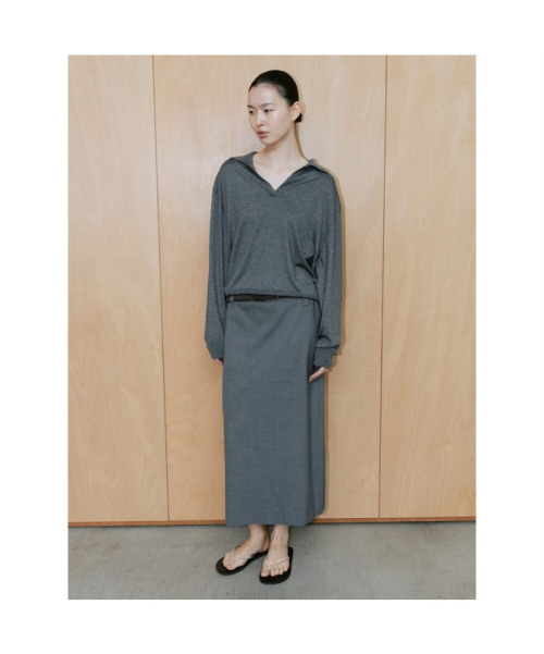 Jo Midi H Line Skirt Grey (TA6427A123)