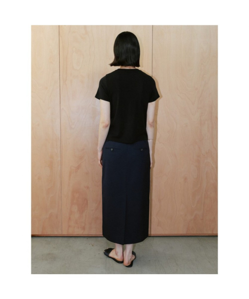 Jo Midi H Line Skirt Navy (TA6427A12R)