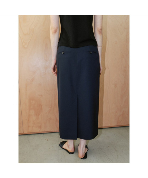 Jo Midi H Line Skirt Navy (TA6427A12R)