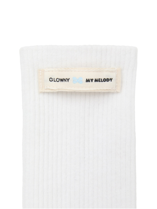 GLOWNY X MY MELODY EVERYDAY SOCKS (WHITE)