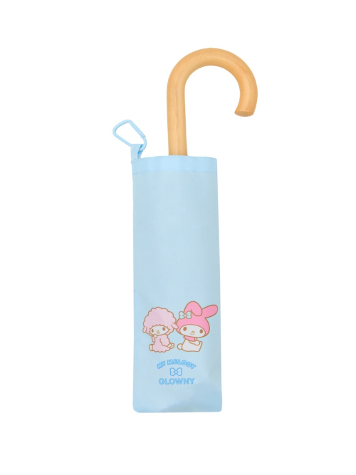 GLOWNY X MY MELODY MINI BOW UV UMBRELLA (NAVY)
