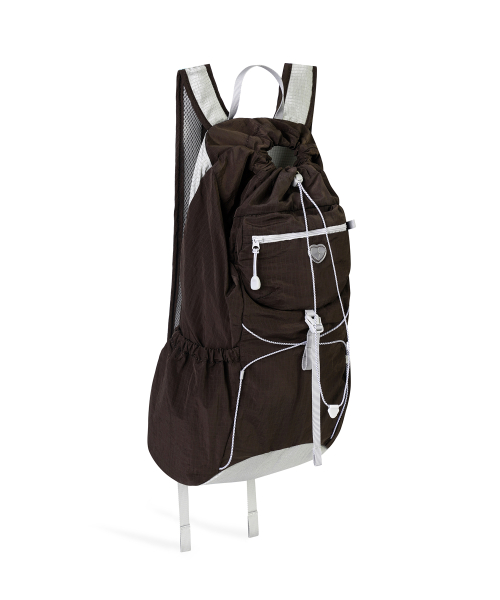 AIRY POCKET BACKPACK - BROWN