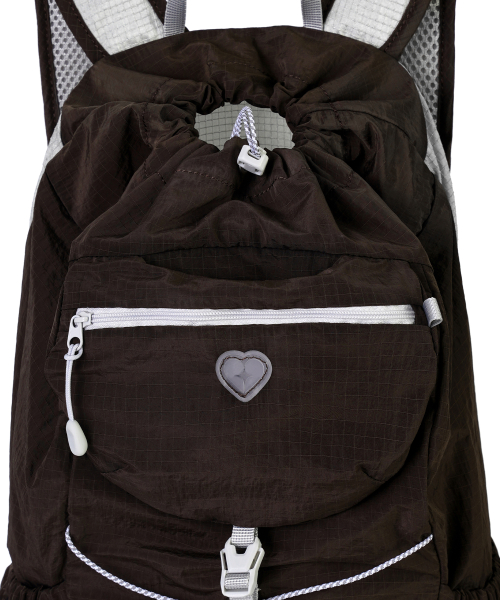 AIRY POCKET BACKPACK - BROWN