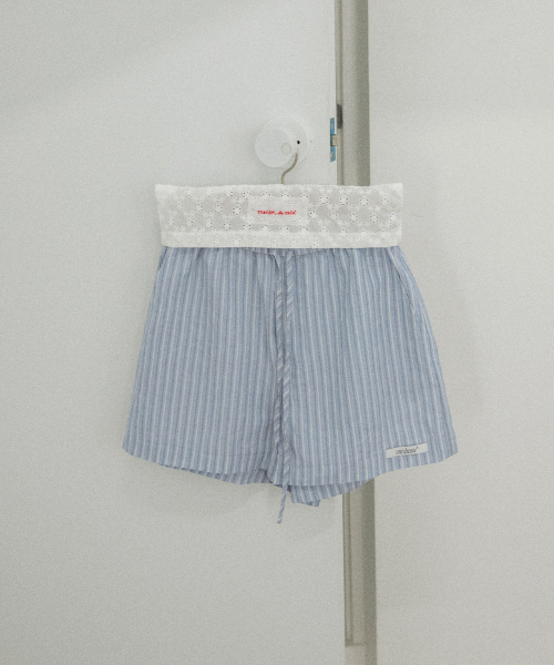 PAJAMA SHORTS SKY