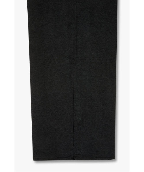 [여성] 헤일로 에센셜 와이드레그 - 숏_블랙 _VR26330009
