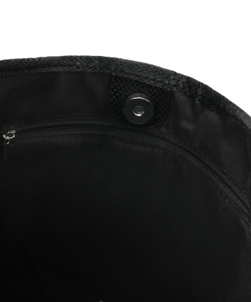 ERVA SNAKE PATTERN SHOULDER BAG UNISEX