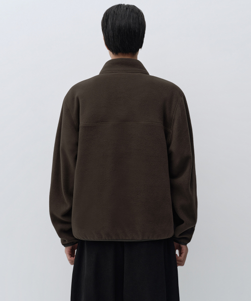 폴라 플리스 스냅 풀오버