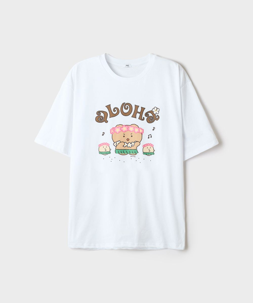 [망그러진곰] 반팔 티셔츠(Brown)_SPRLG37U34
