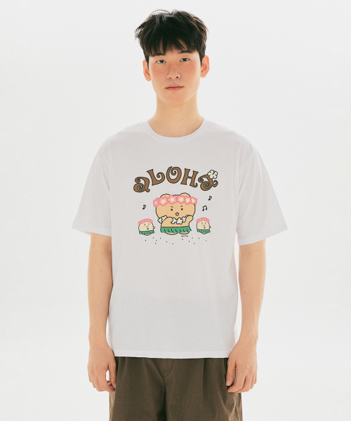 [망그러진곰] 반팔 티셔츠(Brown)_SPRLG37U34