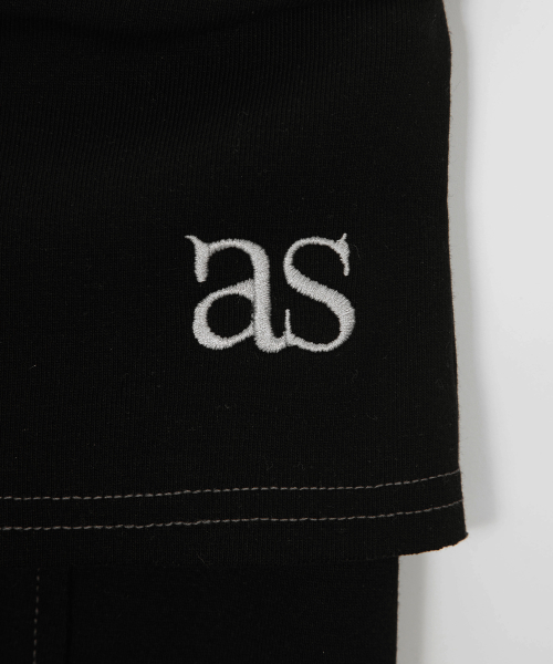 DEWY LONG SKIRT / BLACK