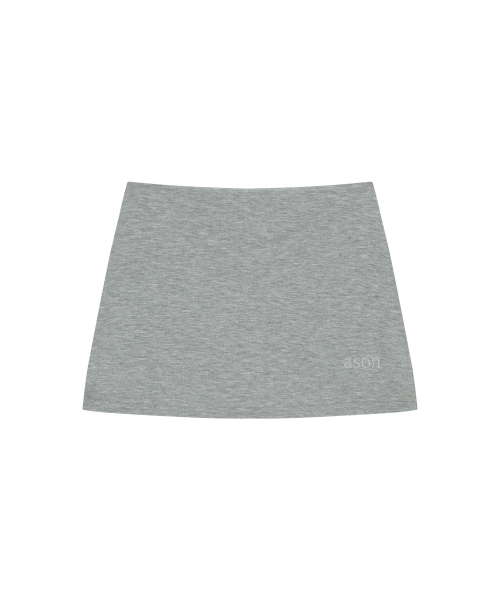 DOLLY MINI SKIRT / GRAY
