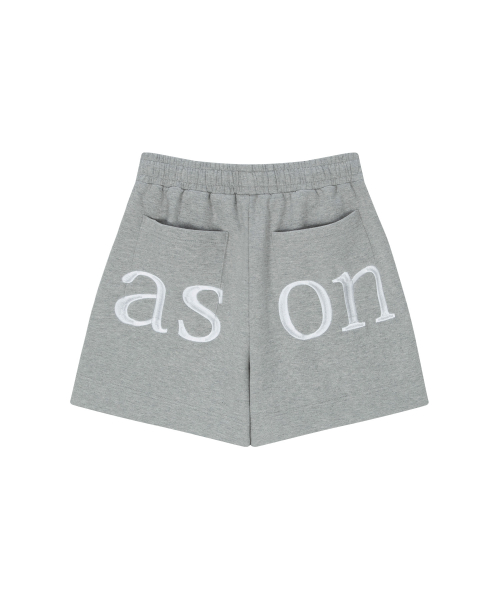 TRACK SHORT PANTS / GRAY