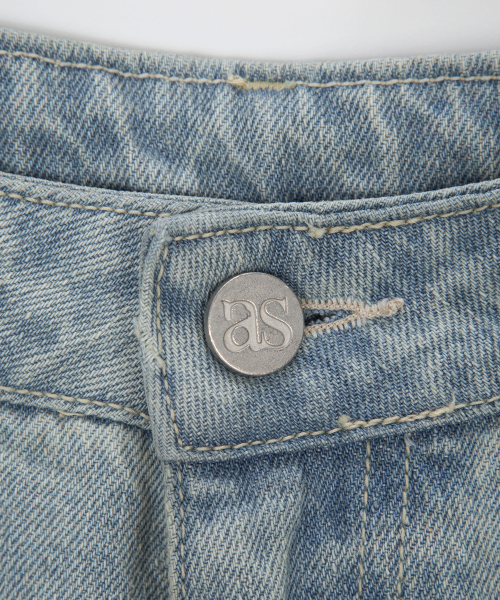 SUNFADE DENIM PANTS / LIGHT BLUE