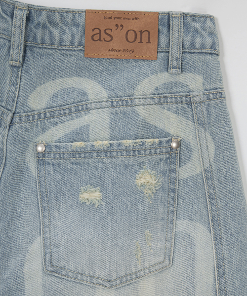 SUNFADE DENIM PANTS / LIGHT BLUE
