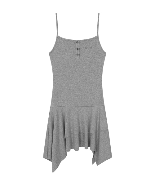 MARE FRILL DRESS / GRAY