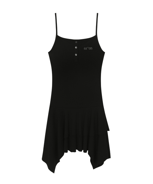 MARE FRILL DRESS / BLACK