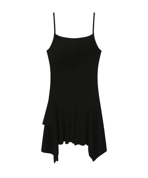 MARE FRILL DRESS / BLACK