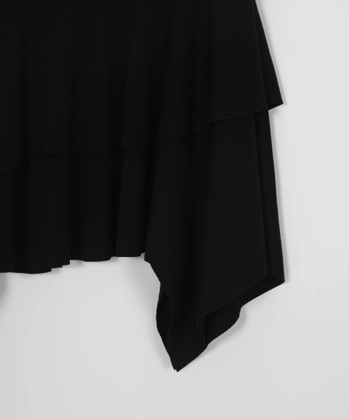 MARE FRILL DRESS / BLACK