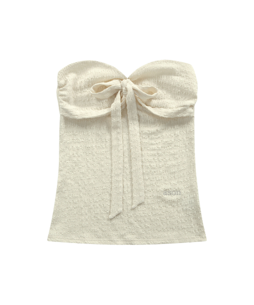 COVE RIBBON TOP / IVORY
