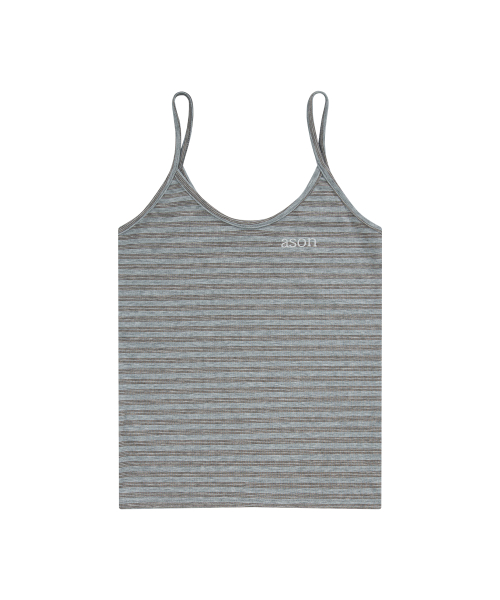 SHELL STRIPE SLEEVELESS / BLUE
