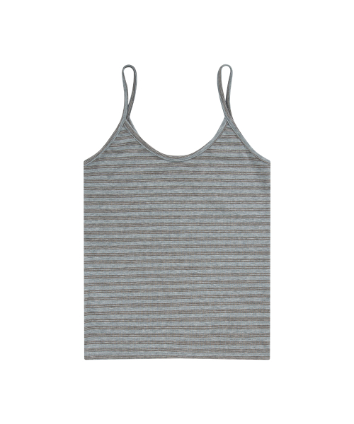 SHELL STRIPE SLEEVELESS / BLUE