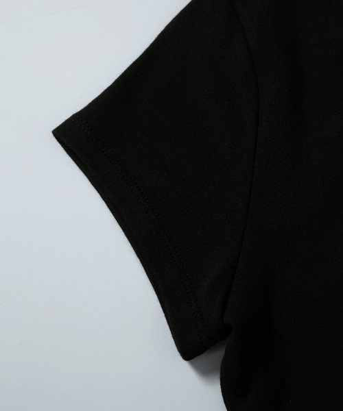 EVER BUTTON TEE / BLACK