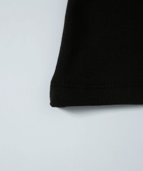 EVER BUTTON TEE / BLACK