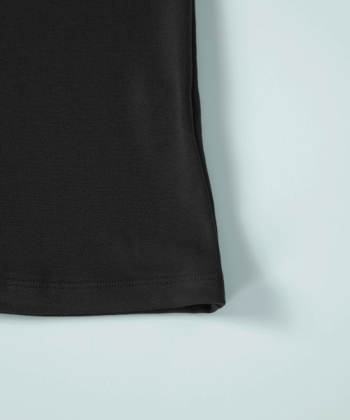 SQUARE LINE TEE / CHARCOAL