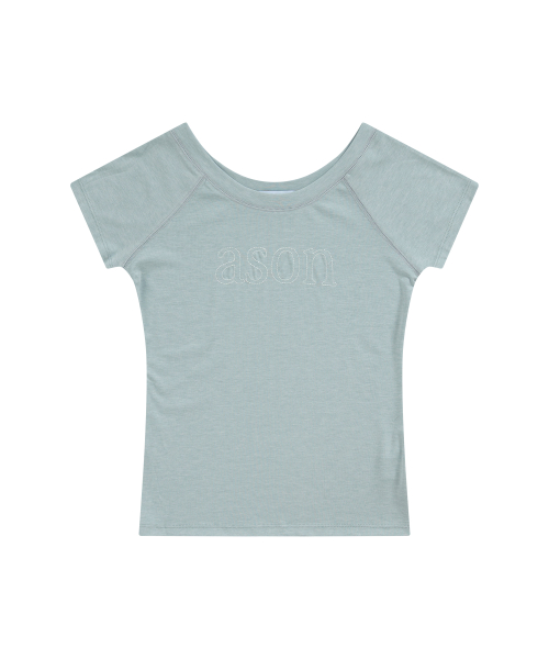 MONO REGLAN TEE / LIGHT BLUE