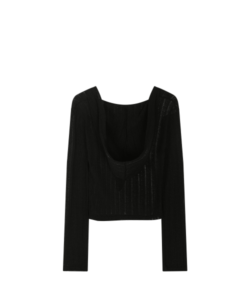 FLOAT HOODIE / BLACK