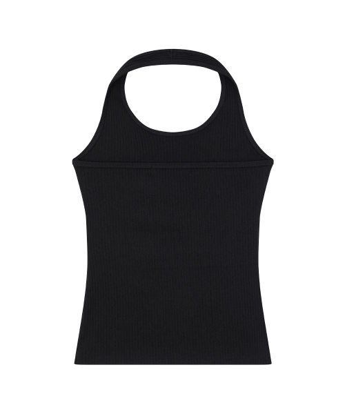 SY BASIC HALTER NECK TOP(BLACK)